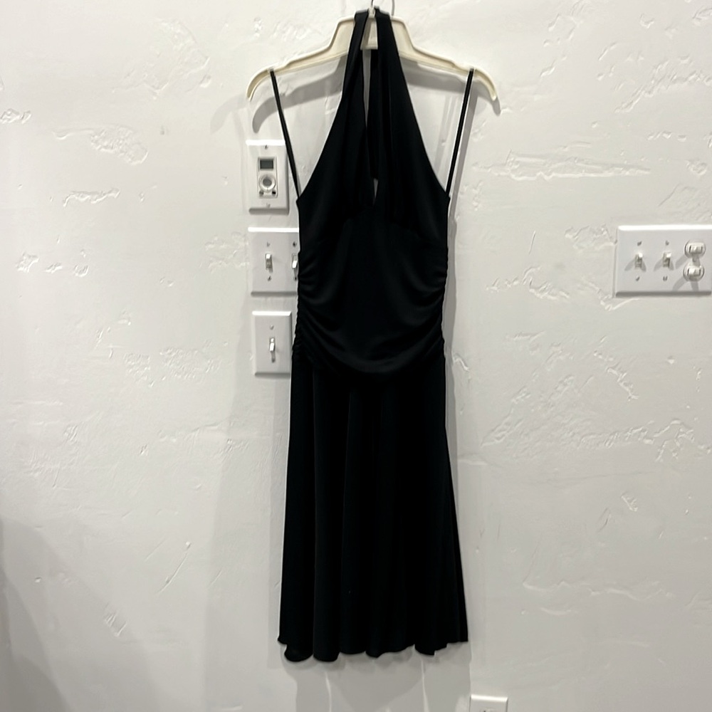 Black formal-pics do not do it justice
Backless -Ties behind neck only


Worn 1x